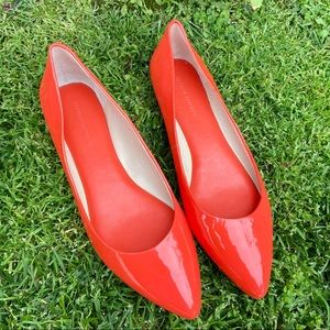 Genuine Patient Leather Banana Republic Flats